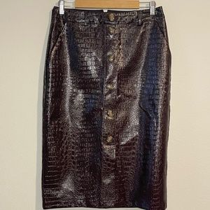 Rachel Comey x Target faux leather skirt